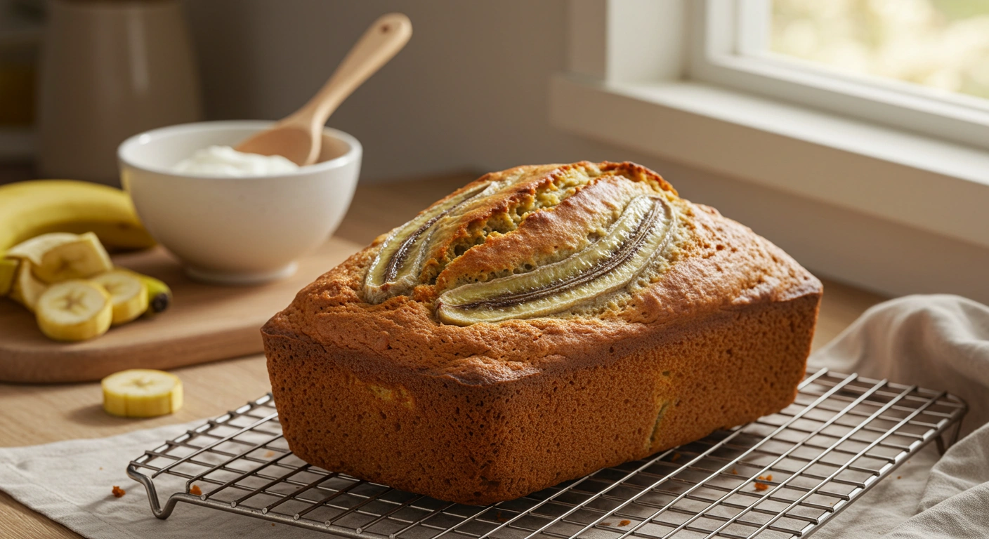 Greek Yogurt Banana Bread - tertiary view